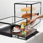 Bread Rack Manufacturer - OEM/ODM Solid Rubber Wood Black Stainless