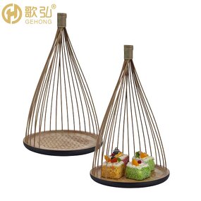 Bird Cage Cake Stand Manufacturer - OEM/ODM Bamboo Afternoon Tea