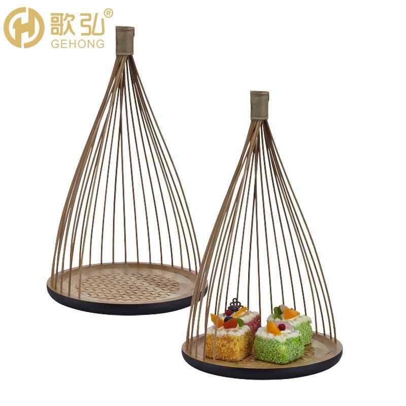 Bird Cage Cake Stand Manufacturer - OEM/ODM Bamboo Afternoon Tea