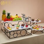Dessert Table Stand Manufacturer - OEM/ODM Square Hotel Buffet