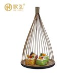 Bird Cage Cake Stand Manufacturer - OEM/ODM Bamboo Afternoon Tea