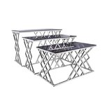 Buffet Table Manufacturer - OEM/ODM Tempered Glass Top Stainless