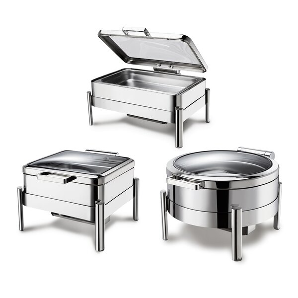 Buffet Set Manufacturer - OEM/ODM 6L Stainless Steel Round