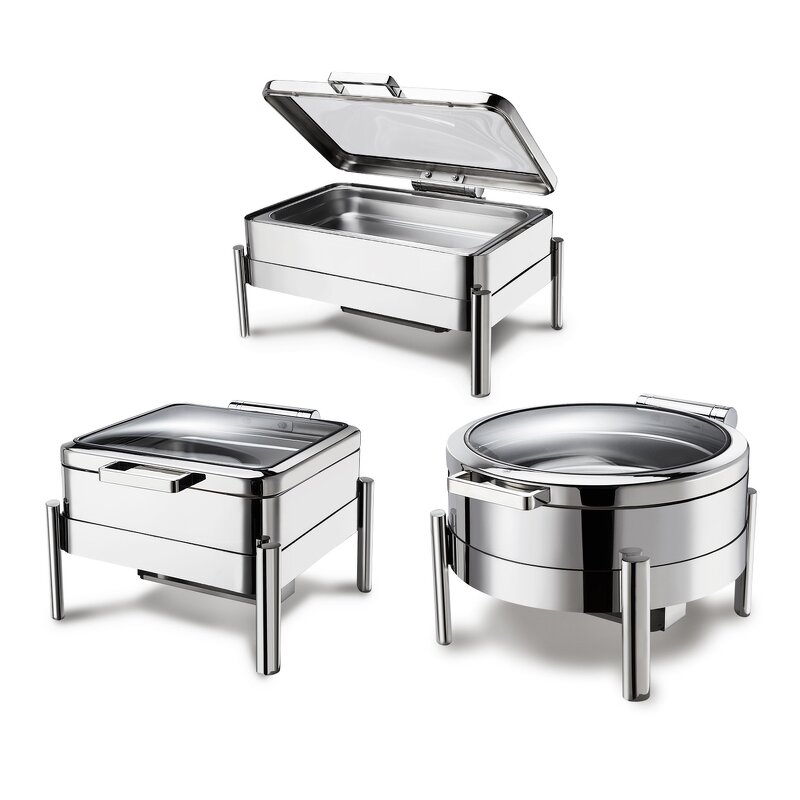 Buffet Set Manufacturer - OEM/ODM 6L Stainless Steel Round