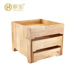 Buffet Display Stand Manufacturer - OEM/ODM Oak Wooden Elevation Serving