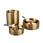 Desktop Ashtray Manufacturer - OEM/ODM Stainless Steel Rotating Windproof