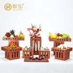 Cake Display Stand Manufacturer - OEM/ODM 5 Star Hotel Wood Luxury