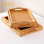 Wooden Tray Manufacturer - OEM/ODM Breakfast Bamboo Food Serving