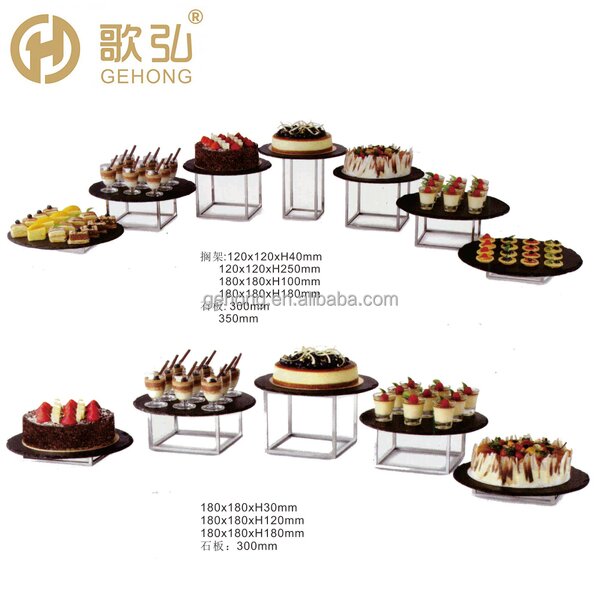 Buffet Riser Set Manufacturer - OEM/ODM Glass Durable Food Display