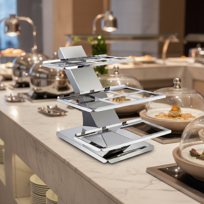 Dessert Stand Manufacturer - OEM/ODM Stainless Steel 16 Grid