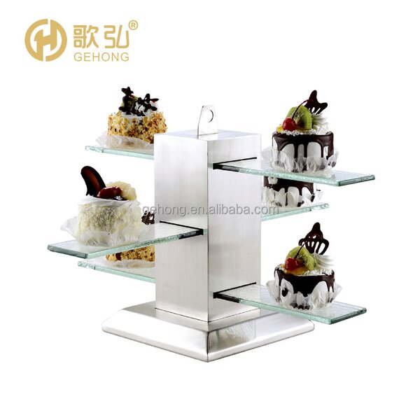 Cupcake Stand Manufacturer - OEM/ODM Glass Tray Metal Mirror