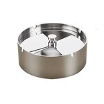 Desktop Ashtray Manufacturer - OEM/ODM Stainless Steel Rotating Windproof