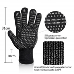 Heat Resistant Glove Manufacturer - OEM/ODM Leather BBQ Oven Mitt