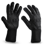 Heat Resistant Glove Manufacturer - OEM/ODM Leather BBQ Oven Mitt