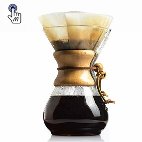 Coffee Pot Manufacturer - OEM/ODM Glass Pour Over Wood Neck