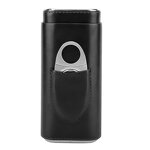 Cigar Cutter Manufacturer - OEM/ODM Metal 3 Finger Leather Case