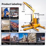 Hydraulic Mini Crane Manufacturer - OEM/ODM 1-2 Tons 12V/24V/220V Mobile