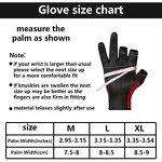 Fishing Gloves Supplier - 3-Fingerless Waterproof SBR Fabric Gloves