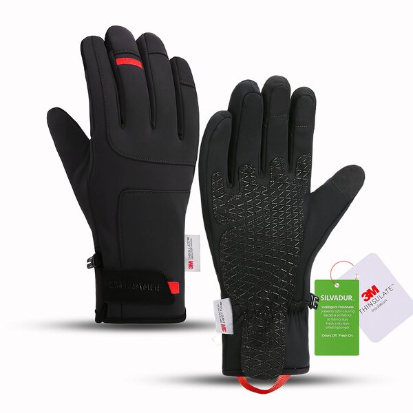 Winter Ski Gloves Manufacturer - 3M Thinsulate Waterproof Nylon Sports Gloves