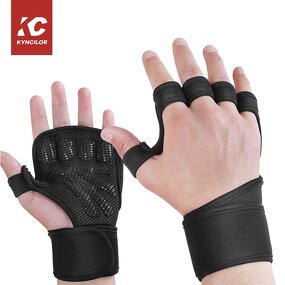 Workout Gloves Factory - Unisex Anti-Slip Adjustable Exercise Gloves