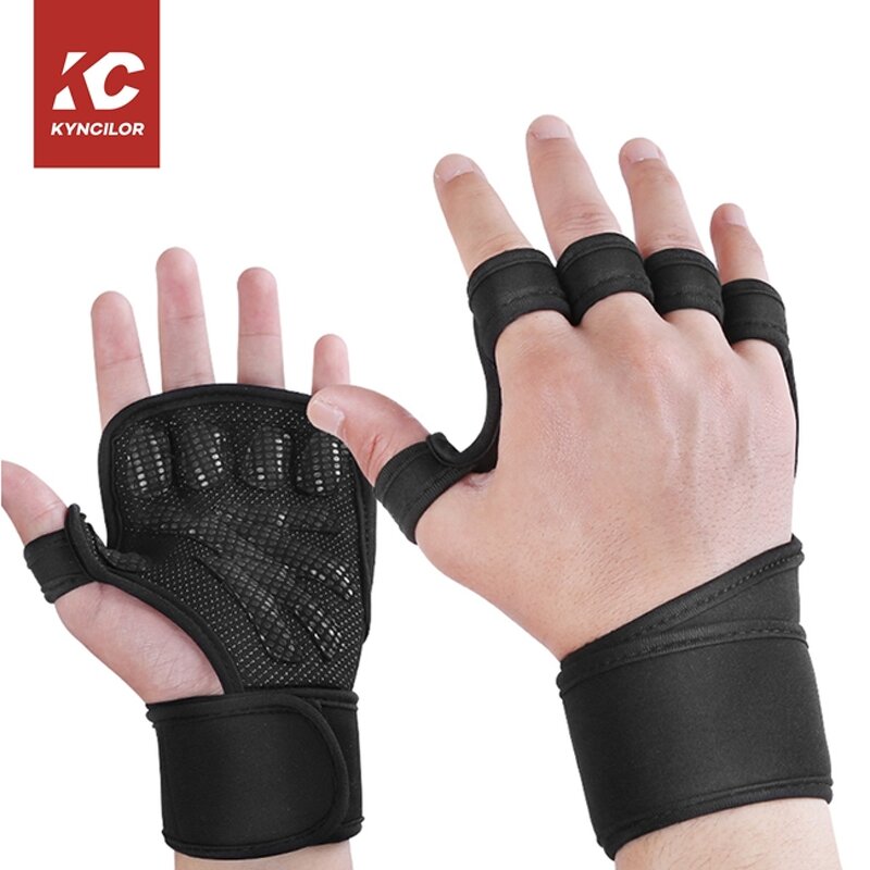 Workout Gloves Factory - Unisex Anti-Slip Adjustable Exercise Gloves