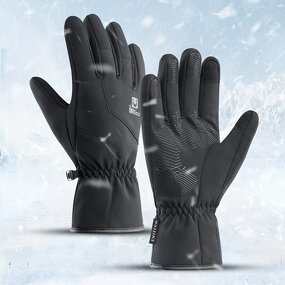 Winter Gloves Supplier - Waterproof Thicken Fleece Warm Ski Gloves