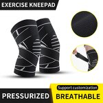 Sport Knee Pad Factory - Elastic Knee Compression Sleeve for Gym