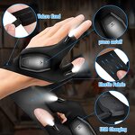 LED Flashlight Gloves Supplier - Rechargeable Waterproof Fingerless Gloves