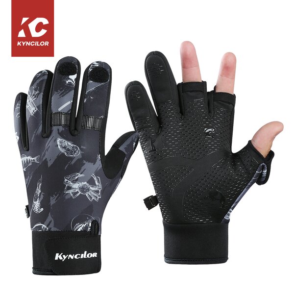 Fishing Gloves Supplier - Neoprene Waterproof Touchscreen Fishing Gloves