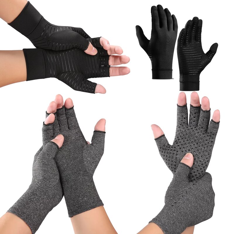Arthritis Gloves Factory - Fingerless Polyester Spandex Compression Gloves