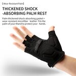 Fingerless Cycling Gloves Supplier - Wholesale Anti-Slip Shockproof Gloves