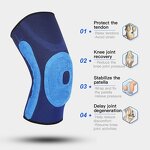 Knee Brace Manufacturer - Nylon Spring Silicogen Knee Support