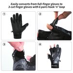 Fishing Gloves Factory - Winter 3 Cut Finger Waterproof Sports Gloves