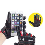 Leather Knuckle Gloves Supplier - Cross-Country Touchscreen Motorbike Gloves