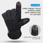Insulated Leather Gloves Factory - Waterproof Skiing Snowboarding Motorcycling Gloves