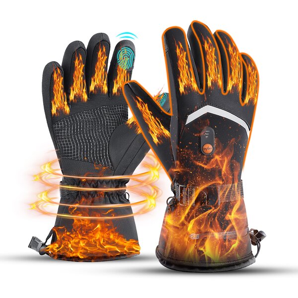 Outdoor Heating Gloves Manufacturer - 3 Temperature Control Battery Box Gloves