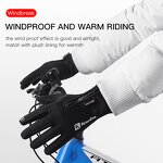 Cycling Gloves Manufacturer - Warm Zipper Touchscreen Windproof Riding Gloves