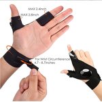 LED Flashlight Gloves Manufacturer - USB Rechargeable Two Finger Gloves