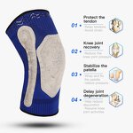 Knee Brace Factory - OEM Adjustable Silicone Knee Support