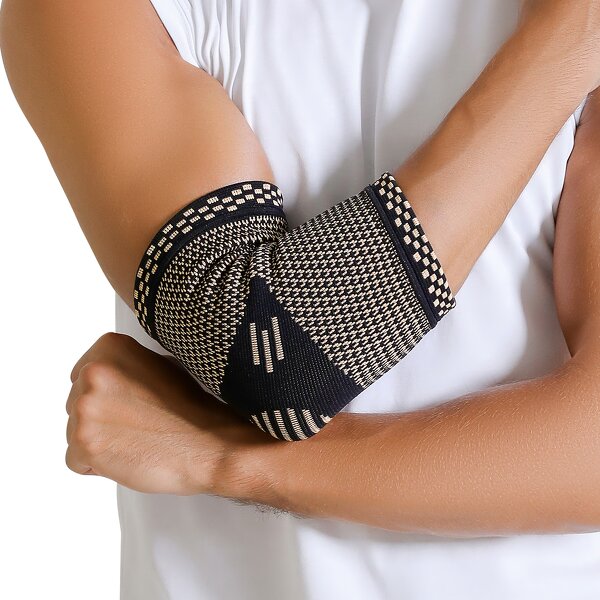 Tennis Elbow Braces Factory - Copper Elbow Compression Sleeve for Golf