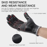 Cycling Gloves Supplier - Fashion Black Touchscreen Waterproof Gloves