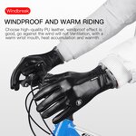Cycling Gloves Supplier - Fashion Black Touchscreen Waterproof Gloves