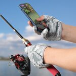 Fishing Glove Factory - Breathable Three Fingerless Anti-slip UV Gloves