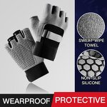 Sports Weightlifting Gloves Manufacturer - Half Finger Palm Pad Gym Gloves