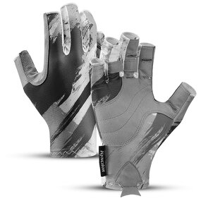 Fishing Gloves Manufacturer - Elastic Fingerless UV Protection Fish Gloves