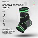 Ankle Support Manufacturer - Adjustable Nylon Bandage Ankle Brace