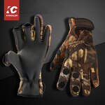 Hunting Gloves Manufacturer - Unisex Camouflage 3 Cut Finger Winter Gloves