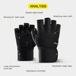 Cycling Sports Gloves Factory - Wholesale Breathable Fingerless Gym Gloves