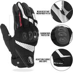 Winter Motorcycle Gloves Manufacturer - Touchscreen Knuckles Protection Riding Glove