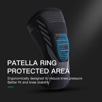 Knee Brace Factory - Elastic Breathable Knitted Knee Compression Sleeve